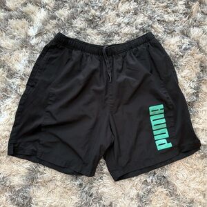 Men’s Black Puma Shorts